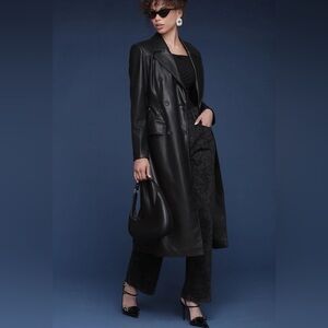 Remy trench coat made eith Genuine Italian lamb
